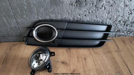 Grila + proiector ceata dreapta Audi A4 B8 S-LINE NOU