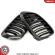 Set grile nari duble BMW SERIA 3 E46 Coupe 1998-2003 Negru lucios