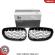 Set grile nari BMW SERIA 5 E60 E61 2003-2010 Diamond Look Negru lucios Argintiu