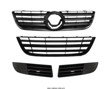 Set grile Bara fata fara proiectoare ceata VW Polo 9N3 2005-2009