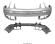 Bara fata Volkswagen Polo 9N 2001-2005 Gri LA7W reflex silver Transport Gratuit