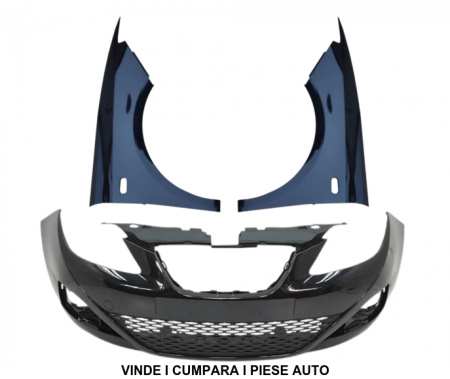 Bara, aripi fata Seat Ibiza 6J 2008-2017 Negru LC9Z Magic black Transport gratuit