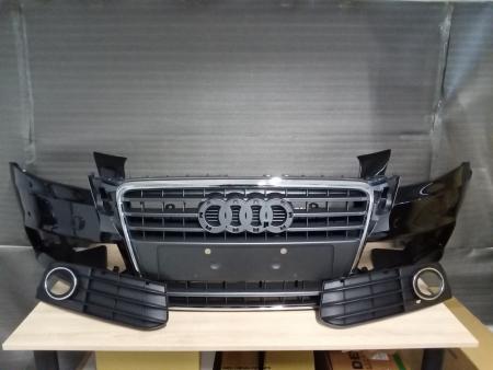 Bara fata Grila radiator Audi A4 B8 2007-2011 Negru LZ9Y cu spalator far