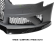 Bara fata RS Look Audi A4 B8.5 2011-2015 cu prelungire spalator far senzori parcare