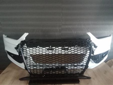 Bara fata, Grile Tip fagure Audi A4 B8.5 2011-2015 Alb LY9C spalator far, senzori parcare