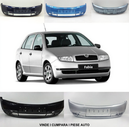 Bara fata Skoda Fabia 1 1998-2004 Negru Gri Alb Albastru Verde Rosu Vopsita