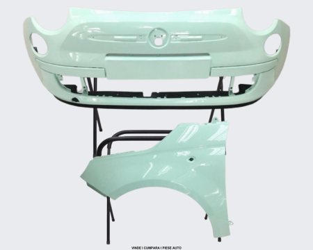 Bara, Aripa stanga fata Fiat 500 Lounge Verde Menta vopsita