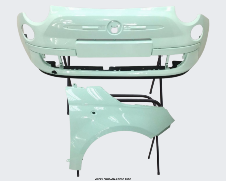 Bara, Aripa dreapta fata Fiat 500 Lounge Verde Menta vopsita