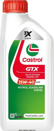 CASTROL CASTROL GTX 15W-40 A3/B3- 1L 15F627