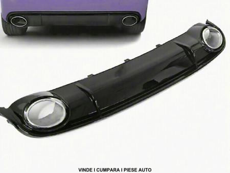 Difuzor Bara spate Audi A4 B8 Berlina sedan 2007 2008 2009 2010 2011 Negru lucios