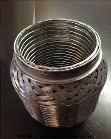 Racord flexibil, armatura metalica 60x100mm