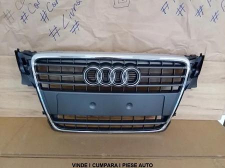 Grila Radiator cu Emblema Originala Audi A4 B8 2007 | 2008 | 2009 | 2010 | 2011