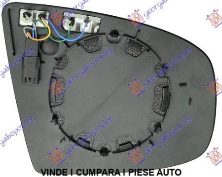 Geam/Sticla Albastra Oglinda Stanga Incalzita BMW X5 (E70) 2010-2011-2012-2013