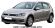 Grila radiator VW Golf 7 negru/crom 2013-2017 5G0853651LZLL