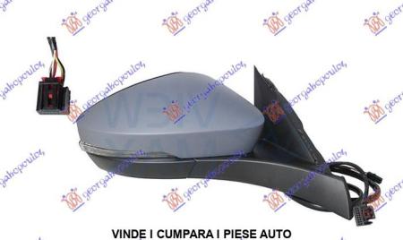 Oglinda Completa Electrica Incalzita Grunduita Dreapta VW T-Roc 2017 2018 2019 2020 2021