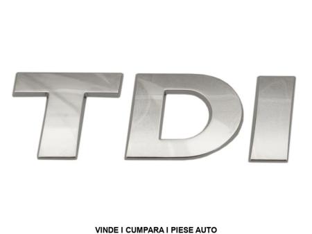 Emblema spate VW Volkswagen TDI Originala