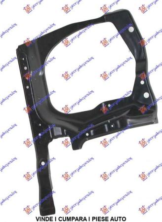 Panou/Ochelar Far Metalic Stanga Opel Agila 1999 2000 2001 2002 2003 2004 2005 2006 2007 2008