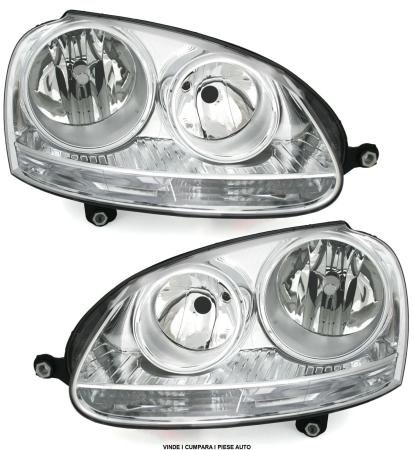 Set faruri VW GOLF 5  JETTA III 2003-2010 STANGA DREAPTA CU MOTORAS 1K6941029P 1K6941030P
