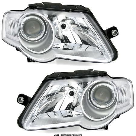 Set faruri VW Passat 3C B6 H7/H7 2005-2010 CU MOTORAS 3C0941005J 3C0941006J