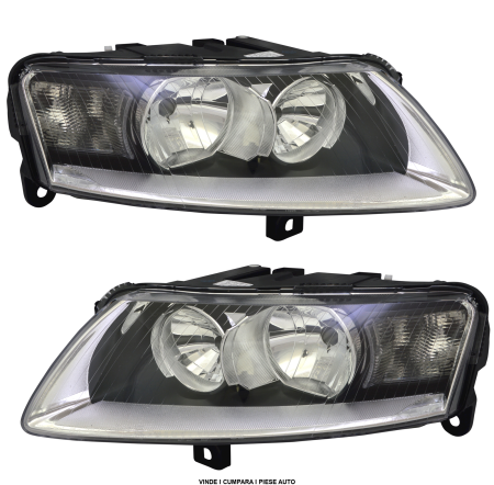 Set faruri Audi A6 4F2 4F5 H7 H15 2008-2011 STANGA DREAPTA FARA MOTORAS