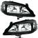 Set faruri OPEL ASTRA G 1998-2010 H7 HB3 fundal crom/negru STANGA DREAPTA FARA MOTORAS