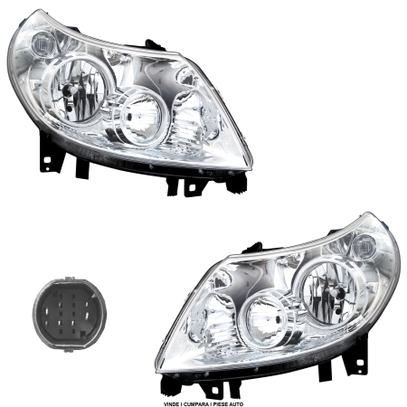Set faruri Fiat Ducato Peugeot Boxer Citroen Jumper 2006-2010 H1 H7 STANGA DREAPTA CU MOTORAS