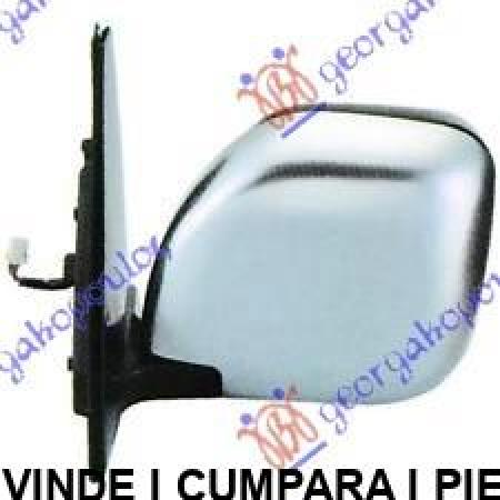 Oglinda Electrica+Dezaburire Stanga Mitsubishi Pajero An 2001 2002 2003 2004 2005 2006 2007 (Cromata)