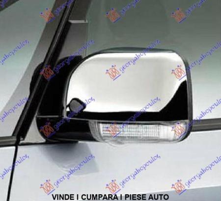 Oglinda Electrica+Dezaburire Stanga Mitsubishi Pajero An 2007 2008 2009 2010 2011 2012 (Cromata) (Rabatabila)