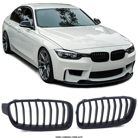 Grile bara fata BMW SERIA 3 F30 F31 2011-2017 NEGRU MATT