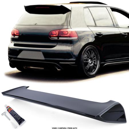 Spoiler haion portbagaj VW Golf 6 (VI) GTI 2008-2012 Negru Lucios