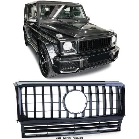 Masca Grila radiator Mercedes G-CLASS W463 1990-2018 Negru Lucios
