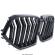 Grile nari ventilatie capota BMW X6 G06 2019-2022 Negru Lucios