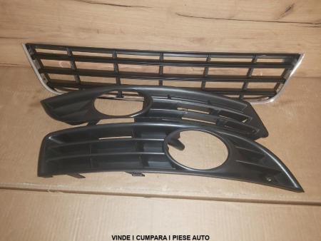Pachet Grila Bara Complete VW Passat B6 2005 2006 2007 2008 2009 2010 2011 Dreapta + Stanga + Mijloc