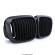 Grile nari ventilatie capota BMW BMW E46 Sedan Limuzina 1998-2001 Negru Mat