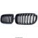 Grile nari duble ventilatie capota BMW X6 F16 2014-2018 Negru Lucios
