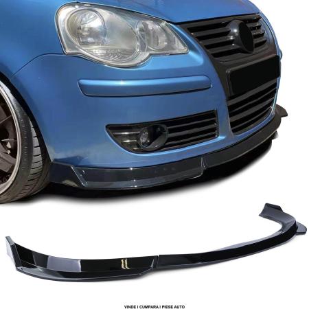 Spoiler Lip Bara fata VW POLO 2005-2009 Negru Lucios
