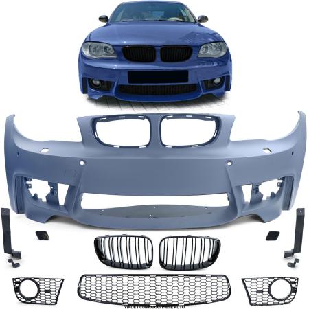Pachet Bara fata completa Sport Look BMW Seria 1  E81 E82 E87 E88 2004-2013