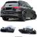 Set tevi evacuare Merecdes Mercedes GLE V167 2018- Negru cromat
