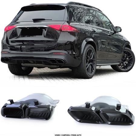 Set tevi evacuare Merecdes Mercedes GLE V167 2018- Negru cromat