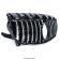 Grila masca radiator Sport Look Mercedes CLA C117 2013-2017 Negru lucios/Crom