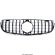 Grila masca radiator Panamericana Mercedes GLC X253 2015-2019 Negru lucios