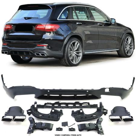 Pachet difuzor fusta evacuare Bara spate Mercedes GLC X253 2015-2020