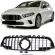 GRILA MASCA RADIATOR PANAMERICANA MERCEDES A-CLASS W177 2018 Negru Lucios/Crom
