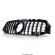 GRILA MASCA RADIATOR PANAMERICANA MERCEDES A-CLASS W177 2018 Negru Lucios/Crom