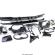 Pachet difuzor fusta evacuare Bara spate Mercedes A-CLASS W177 2018 Negru lucios