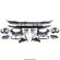 Pachet difuzor fusta evacuare Bara spate Mercedes A-CLASS W177 2018 Negru lucios