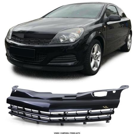 GRILA MASCA RADIATOR OPEL ASTRA GTC + TWINTOP 2005-2010 Negru lucios