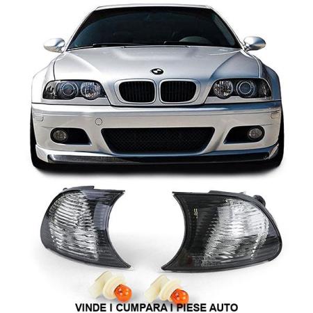 Set semnalizari fata BMW BMW seria 3 E46 Coupe Cabrio 1999-2001 Fumuriu