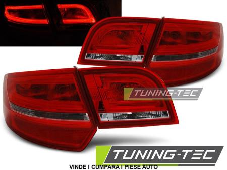 Set stopuri LED upgrade A3 8P Sportback 2004-2008 rosu-clar stanga+dreapta