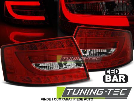 Set stopuri LED upgrade A6 2004-2008 rosu-clar stanga+dreapta